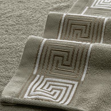 2 Pack Medium Cotton Bath Towels Solid Bathroom Towels Set Highly Absorbent