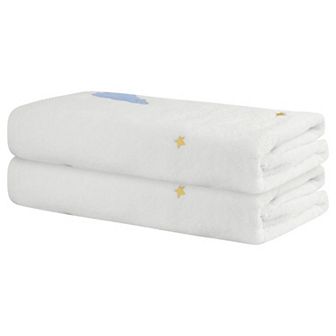 2 Pack Absorbent Bath Towels, Quick Dry And Lightweight Towels For Bathroom, Gym, Spa, Yoga