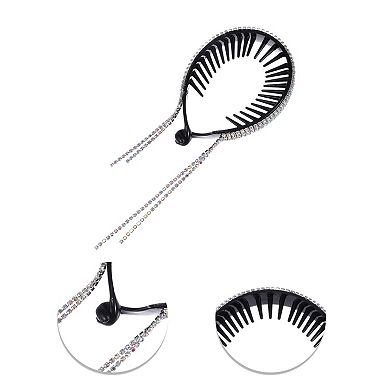 Classic Rhinestone Hairpin Hairdo Clip 1 Pcs