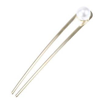 Grace Pearl U-shaped Hair Pins Hair Clips 5.79"x0.79"x0.75" 1 pc