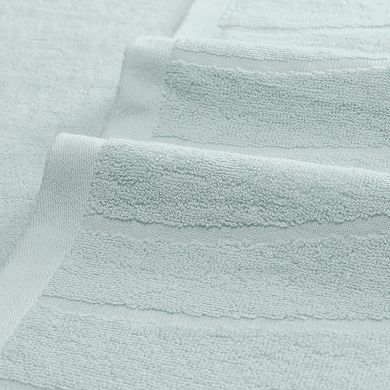 Medium 100% Cotton Bath Towels, Highly Absorbent Towels For Bathroom, Gym, Spa, Yoga, Blue