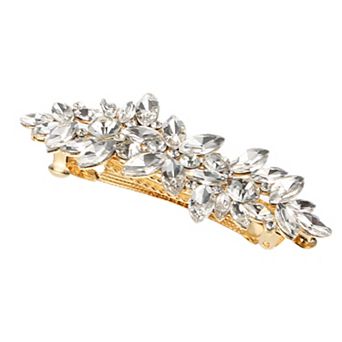 Rhinestone Hair Clips French Hairpins Sparkle Valentines Wedding Prom Accessories