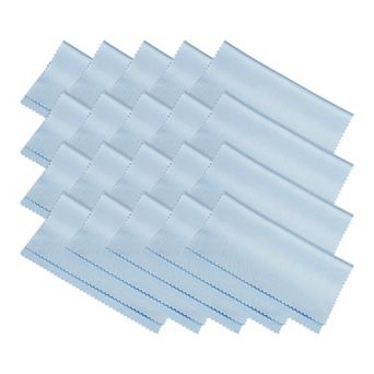 Microfiber Cleaning Cloth 7" x 6" Soft for Camera Lens Eyeglasses 20 pc