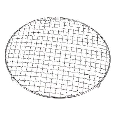 Round Cooking Rack 11" 201 Stainless Steel Barbecue Grill With 20mm Legs