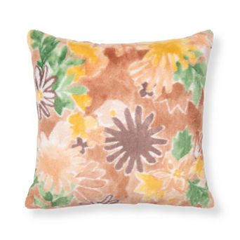 Sonoma Goods For Life® Floral Faux Fur Throw Pillow