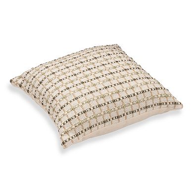 Sonoma Goods For Life® Chunky Textured Woven Plaid Throw Pillow