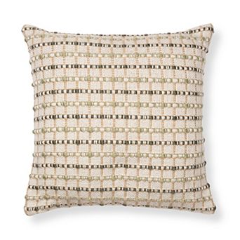 Sonoma Goods For Life® Chunky Textured Woven Plaid Throw Pillow