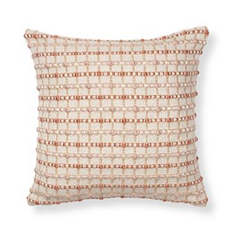 Sonoma Goods For Life® Chunky Textured Woven Plaid Throw Pillow