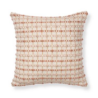Sonoma Goods For Life® Chunky Textured Woven Plaid Throw Pillow
