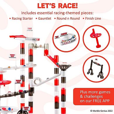 Marble Run Racing Set: 125-piece Marble Run Racing Set Toys For Kids