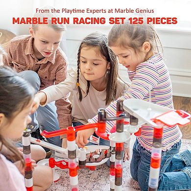 Marble Run Racing Set: 125-piece Marble Run Racing Set Toys For Kids