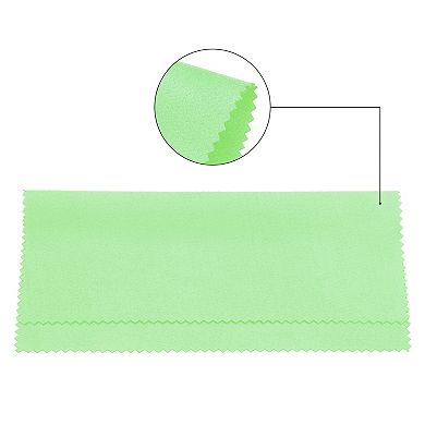 Microfiber Cleaning Cloth 6" x 6" Suede for Camera Lens Eyeglasses 12pcs