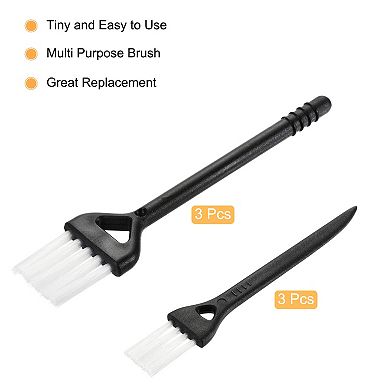 Shaver Cleaning Brush Tools Nylon Bristles For Keyboard, Window Track, Vent Outlet, Home