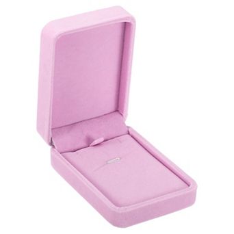 Necklace Box, Single Slot Vintage Jewelry Holder for Wedding Engagement Proposal Ceremony Style 2