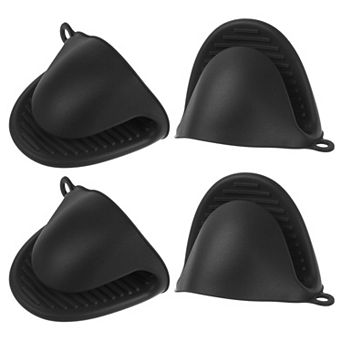 Oven Gloves Heat Resistant Pot Holder Mini Oven Mitts Pinch Rubber Mini Oven Mitts Thickened