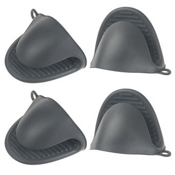 Oven Gloves Heat Resistant Pot Holder Mini Oven Mitts Pinch Rubber Mini Oven Mitts Thickened