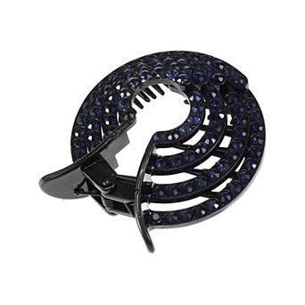 Cute Dome Round Hair Clips Hairdo Clips for Women 3.03"x2.68"x0.98" 1 pc