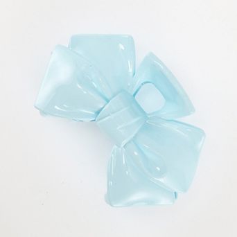 1 pc Fashion Elegant Bow Hair Clips For Women 3.54"x2.17"x1.57" Blue