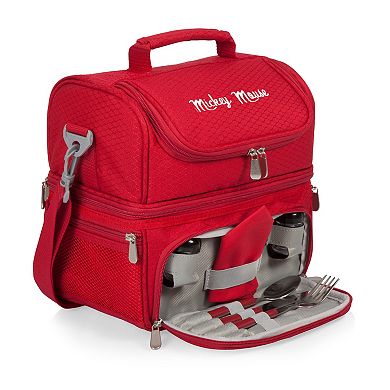Oniva Disney's Mickey Mouse Pranzo Lunch Bag Cooler with Utensil Set