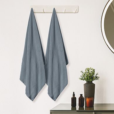 Medium Textured Comfort Bath Towels, Absorbent And Quick Dry, Large Plush Towels For Bathroom