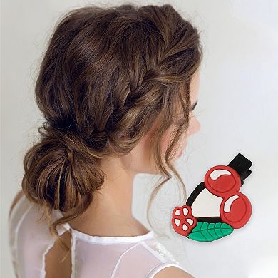 Cute Hair Clips Hairdo Clip Red Orange Green Yellow Purple 10 Pcs