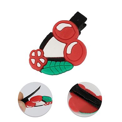 Cute Hair Clips Hairdo Clip Red Orange Green Yellow Purple 10 Pcs