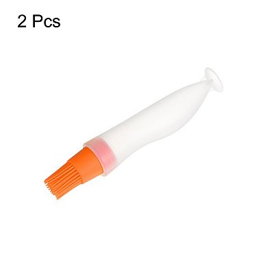 Silicone Oil Bottle Brushes, Refillable Kitchen Basting Oil Tool For Grill Barbecue Cooking Baking