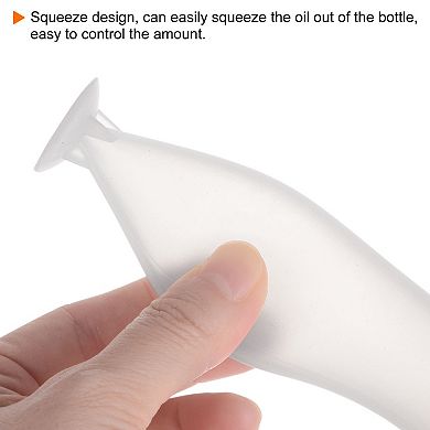 Silicone Oil Bottle Brushes, Refillable Kitchen Basting Oil Tool For Grill Barbecue Cooking Baking