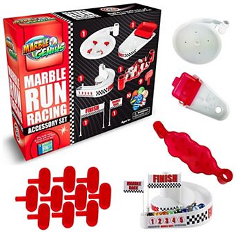 Marble Racing Booster Set - 25 pc Total, Construction Building Blocks Toys