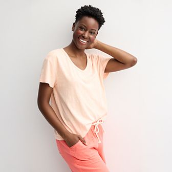 Women's Sonoma Goods For Life® Relaxed V-Neck T-Shirt