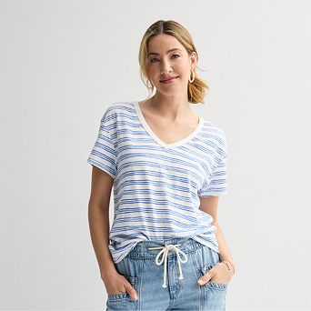 Women's Sonoma Goods For Life® Relaxed V-Neck T-Shirt