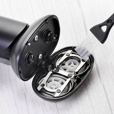 Shaver Brush Cleaning Tool With Handle Nylon Bristles For Keyboard, Window Track, Vent Outlet, Home