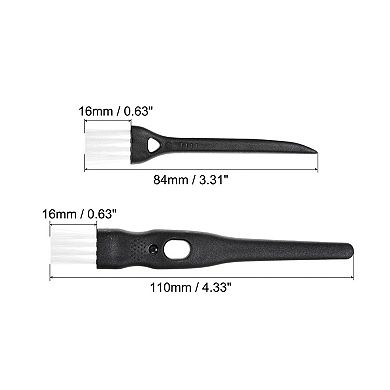 Shaver Brush Cleaning Tool With Handle Nylon Bristles For Keyboard, Window Track, Vent Outlet, Home