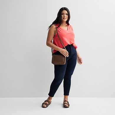 Plus Size Sonoma Goods For Life® Elevated V-Neck Tank Top