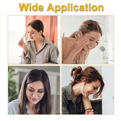 Hair Pads, Butterfly Shape Hair Pad Bangs Patch For Women Black