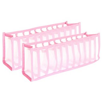 Washable Wardrobe Clothes Organizer, 11 Grids Sock Drawer Organizer For Storing Jeans, Underwear