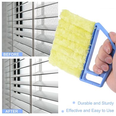 3pcs Window Blind Hand Held 7 Finger Shutters Brush Tool 3 Colors