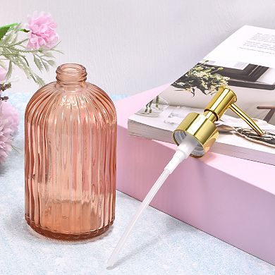 Soap Dispensers Set Glass Dish Hand Soap Dispenser With Pump For Kitchen