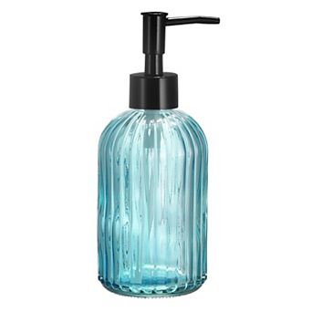 Soap Dispenser - Glass Dish Hand Soap Dispenser With Pump For Kitchen Bathroom