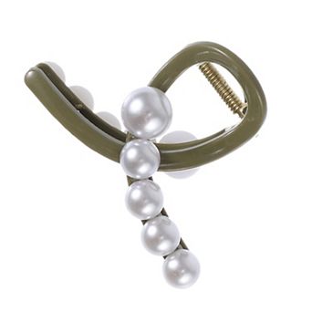 Classic Faux Pearl Hairpin Hairdo Clip For Women 1 pc