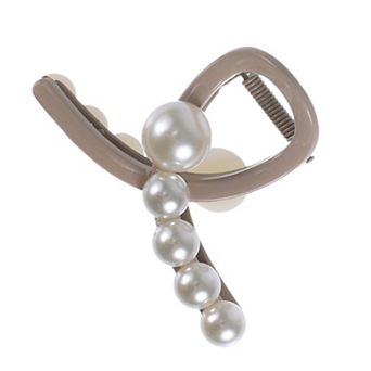 Classic Faux Pearl Hairpin Hairdo Clip For Women 1 pc