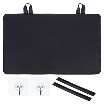 Stove Top Cover For Electric Stove, 16.5" X 11" Glass Stove Top Cover Black