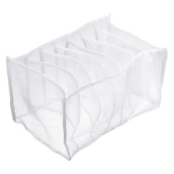 Wardrobe Clothes Organizer For Jeans, 7 Grids Drawer Organizers For Clothing