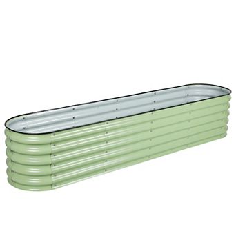 Aoodor 9-in-1 Modular Metal Raised Garden Bed 89" x17.7" x17"