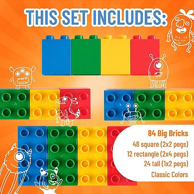 Best Blocks Set, Classic 84 Pieces