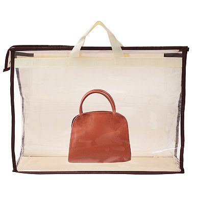 Handbag Dust Bags, Clear Purse Storage Organizer XXL Size Dustproof Handbag Cover