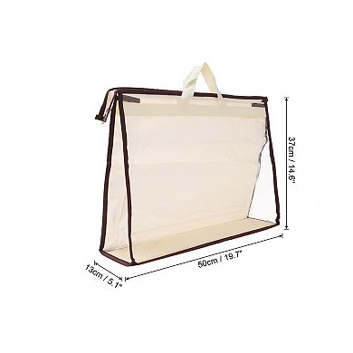 Handbag Dust Bags, Clear Purse Storage Organizer XXL Size Dustproof Handbag Cover