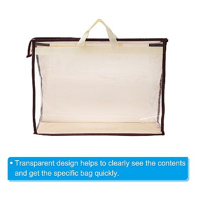 Handbag Dust Bags, Clear Purse Storage Organizer XXL Size Dustproof Handbag Cover