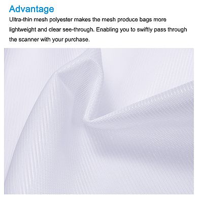 Reusable Produce Bags 9 Pcs, Mesh Grocery Bags Green