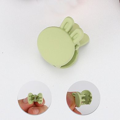 Classic Cute Rabbit Small Hair Clips Hairdo Clip Assorted Color 50 Pcs